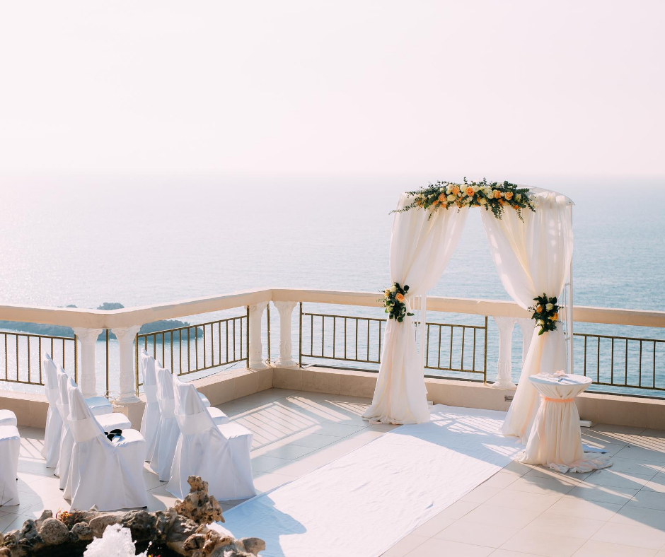 wedding location by the sea